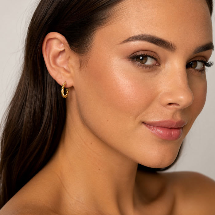 Martha Stewart Everyday Gold Hoop Earrings Set of 3