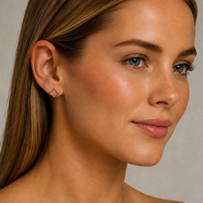 Martha Stewart Everyday Gold Stud Earrings Set of 3