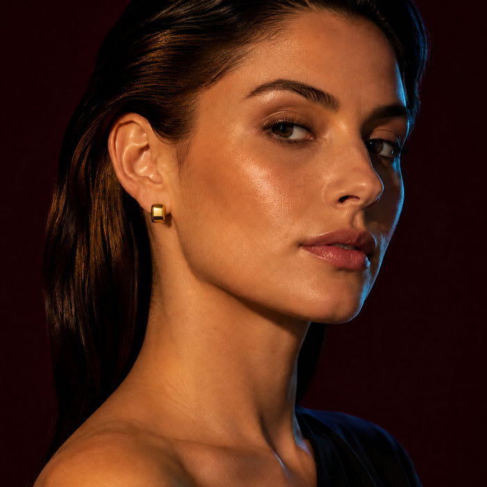 Martha Stewart Everyday Classic Gold Hoop and Stud Earrings Set of 3