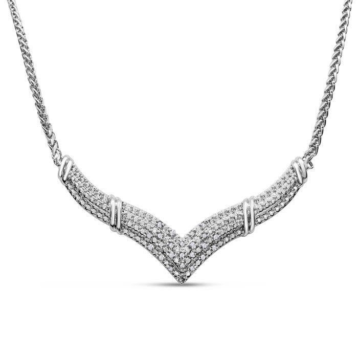1/2 Carat Diamond Statement Necklace