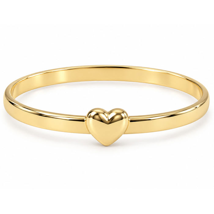 Draper James Gold Heart Bangle