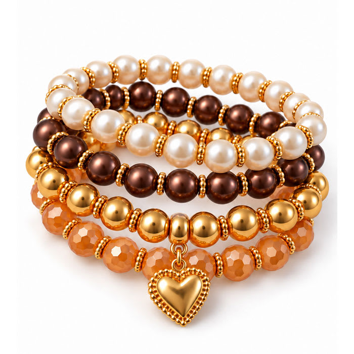 Draper James Signature Heart Beaded Set of 4