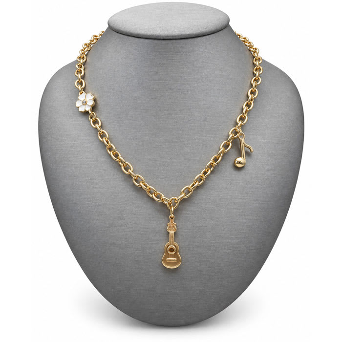 Draper James Nashville Charm Necklace In Gold