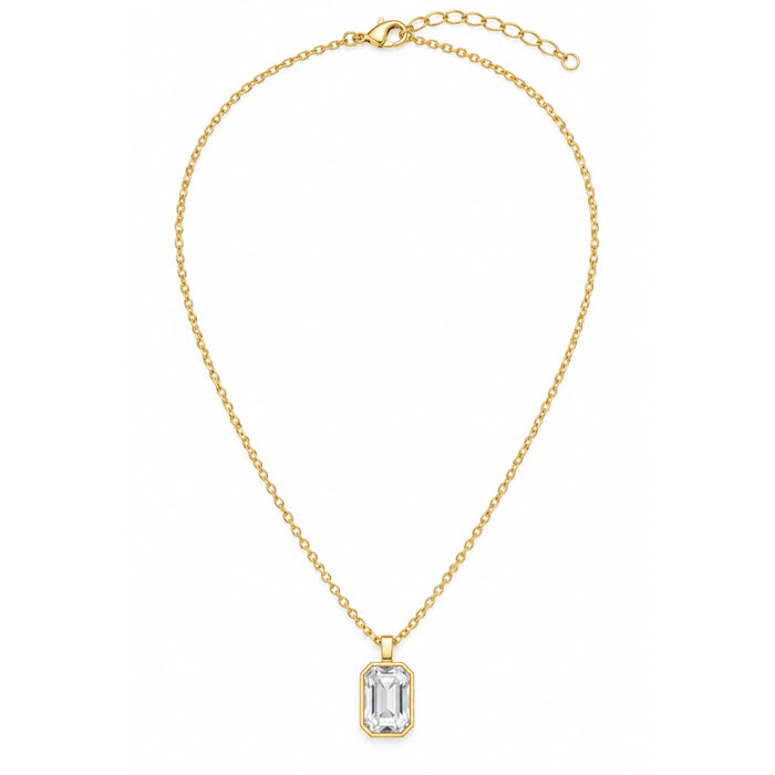 Martha Stewart Everyday Crystal Gemstone Pendant Necklace, Diamond