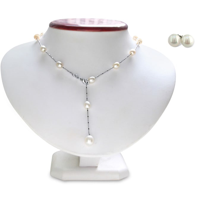 Pearls by the yard necklace deals