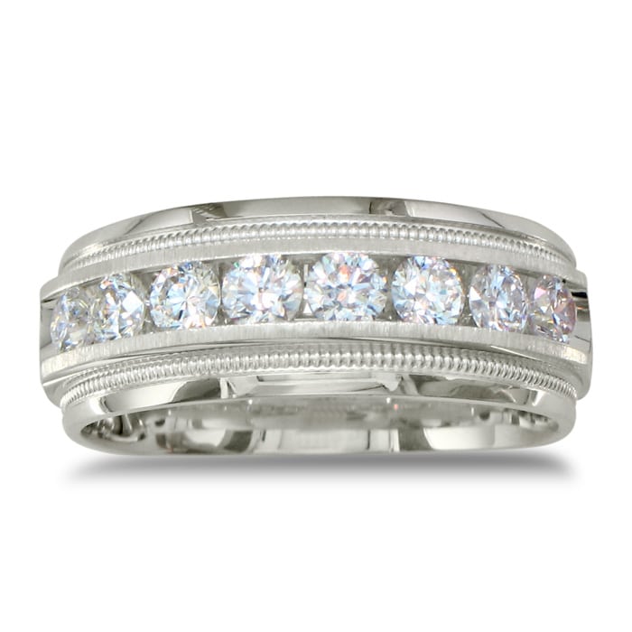 Ares Elysium Band In White Gold Mens Wedding Bands At Brilliance