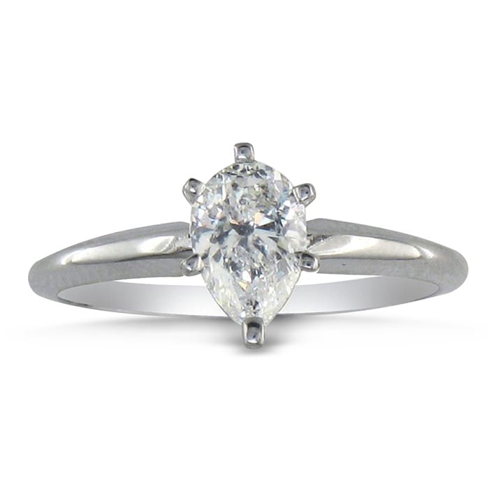 Pear shaped 3 2025 carat engagement ring