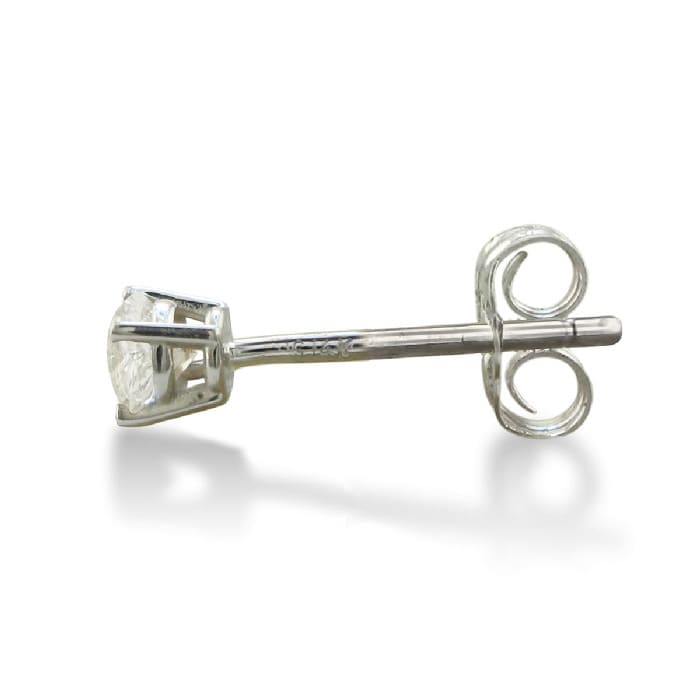 1/14ct  Single Diamond Stud Earring in Sterling Silver
