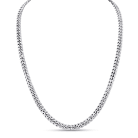 Mens Stainless Steel 20 Inch Curb Chain. Solid and Masculine and The Perfect Length