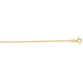 Link Cable Chain in 14k Yellow Gold, 18 inches