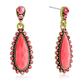 Passiana Drop Crystal Earrings,