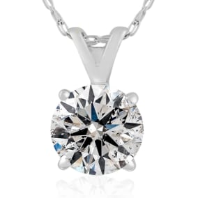 1CT Natural Diamond BLOWOUT! 1ct Natural Diamond Pendant in 14k White Gold. UNHEARD OF PRICE!