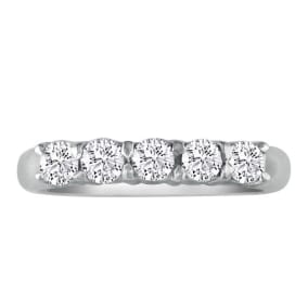 1 1/2 Carat Diamond Wedding Band In Platinum