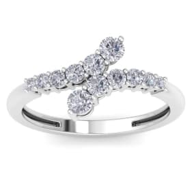 Stunning 1/2ct Journey Diamond Band in 14K White Gold