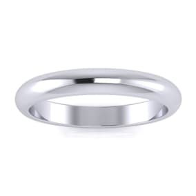 925 Sterling Silver 3MM Ladies and Mens Wedding Band, Free Engraving