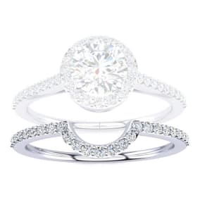 1/5 Carat Diamond Matching Wedding Band, Matches JWL24776, White Gold