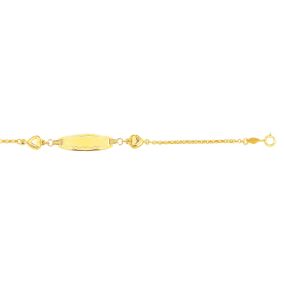 2.70 g 14K Super Jeweler Girls Accessories Jewelry Bracelets 6 Inch Childrens Shiny Classic Figaro ID Chain Bracelet by 