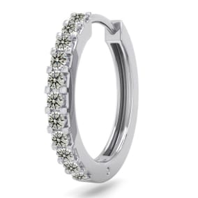 Diamond hoop earrings on sale men