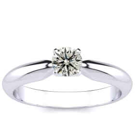 1/3 Carat Diamond Solitaire Engagement Ring in 1.4 Karat Gold™
