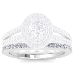 1/4 Carat Diamond Wedding Band In 14 Karat White Gold