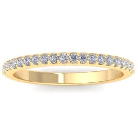 1/3 Carat Diamond Band In 14 Karat Yellow Gold