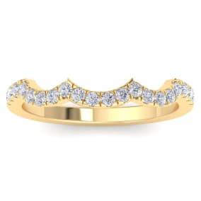 1/3 Carat Diamond Band Ring In 14 Karat Yellow Gold