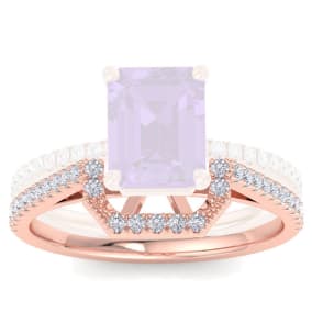 1/4 Carat Diamond Band In 14 Karat Rose Gold