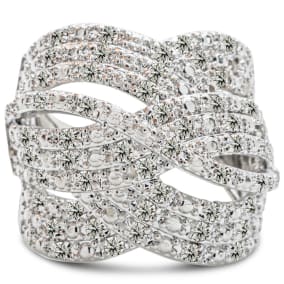 1 Carat Natural Raw Rose Cut Diamond Cocktail Ring.  Sizes 5 and 6 Available