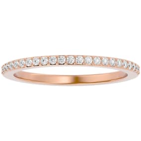 Choose from Your Exact Rings Size Of Rose Gold Thumb Rings With 1/4 Carats Of Diamonds From SuperJeweler
