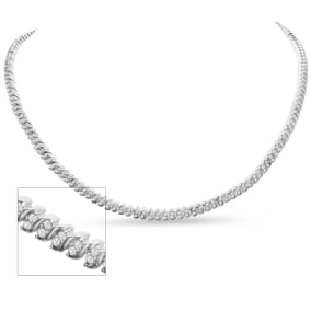1 Carat Diamond Tennis Necklace, 17 Inches. Beautiful Brand New Diamond Necklace!