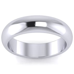 SuperJeweler Is #1 For Thumb Rings. Popular 14K White Gold 5MM Unisex Thumb Ring In Sizes 6 to 13 With Free Engraving