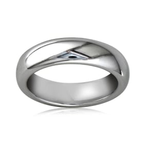 5mm Comfort Fit Titanium Wedding Band, Sizes  to 3.5-13.5, Personalize for Free.