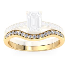 Retrograde Birthstones™ 1/5 Carat Diamond Band 14K Yellow Gold