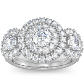 La Gigante! The Hugest Ladies' 2 Carat Lab Grown Diamond Engagement Ring In SuperJeweler History!