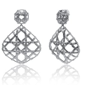 KENDRA SCOTT -  Natalie Rhodium Plated Statement Earrings