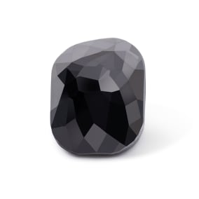 Estate Jewelry 0.84 Carat Rose Cut Octagon Black Diamond