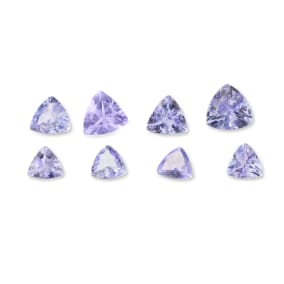3.5-5mm Trillion Shape Natural Tanzanite Gemstones, 2 1/2 Carats Total