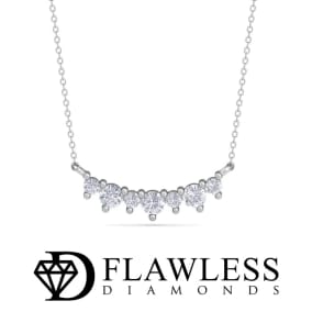 D Flawless Diamonds™ 0.15 Carat Diamond Journey Necklace, 18 Inches