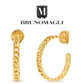 Bruno Magli Cecelia Gold Hoop Earrings