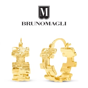 Bruno Magli Angelica Gold Hoop Earrings
