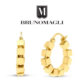 Bruno Magli Mirabella Gold Hoop Earrings