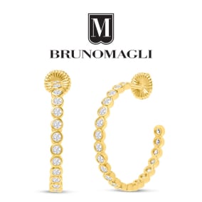 Bruno Magli Paloma Gold Hoop Earrings