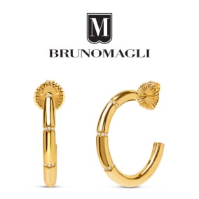 Bruno Magli Romola Gold Hoop Earrings