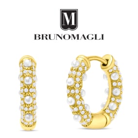Bruno Magli Caterina Gold Hoop Earrings