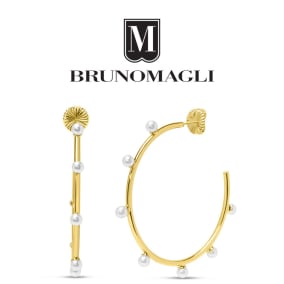 Bruno Magli Evelina Gold Hoop Earrings