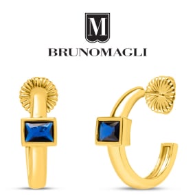 Bruno Magli Felecia Gold Earrings, Zaffiro
