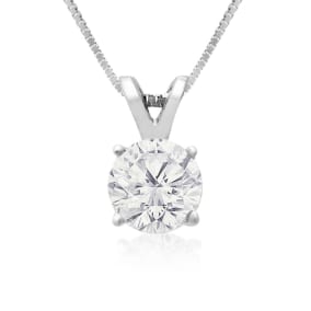 3/4ct 14k White Gold Diamond Pendant