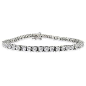 CLOSEOUT! 6ct Diamond Tennis Bracelet in 14k White Gold