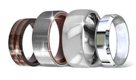 Alternative Metal Wedding Bands Alternative Metal Wedding Bands