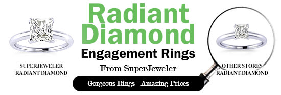 Radiant Diamond Engagement Rings From SuperJeweler - Gorgeous rings - Amazing Prices